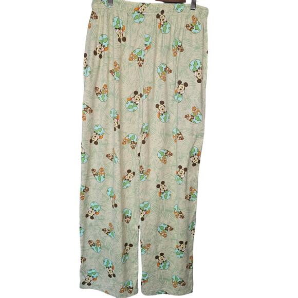 ⭐️NWOT Disney Mickey Mouse Earth Day Lounge Pants Sz L - Picture 2 of 7